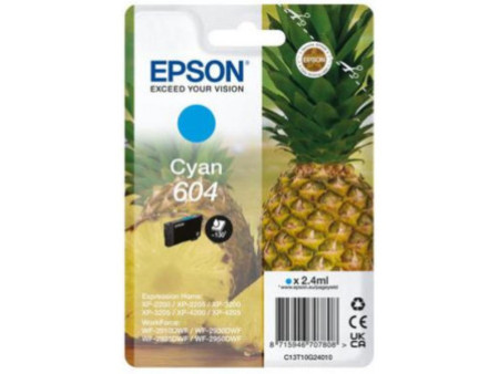 Cartouche Jet d'encre EPSON n°604 Cyan C13T10G24010