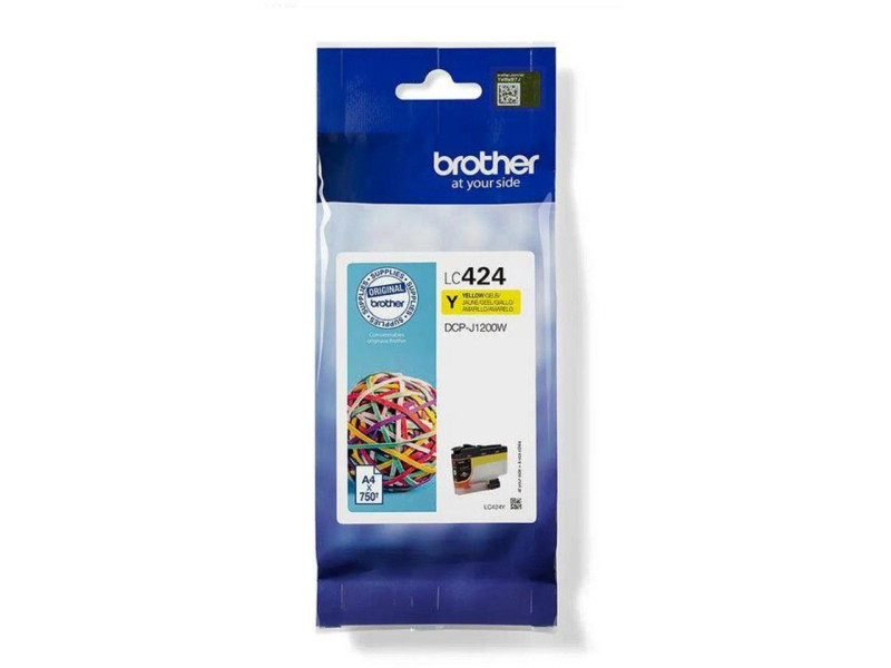 Cartouche Jet d'encre BROTHER Jaune LC424Y