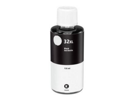 Recharge compatible HP 32XL noir - 1VV24AE - 135 ml