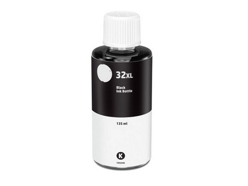 Recharge compatible HP 32XL noir - 1VV24AE - 135 ml