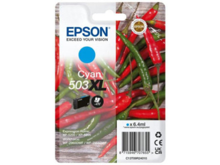 Cartouche Jet d'encre EPSON n° 503XL Cyan C13T09R24010