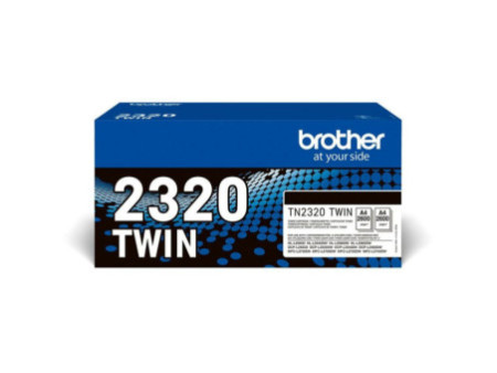 Toner Laser BROTHER TN2320 Noir (*2) TN2320TWIN