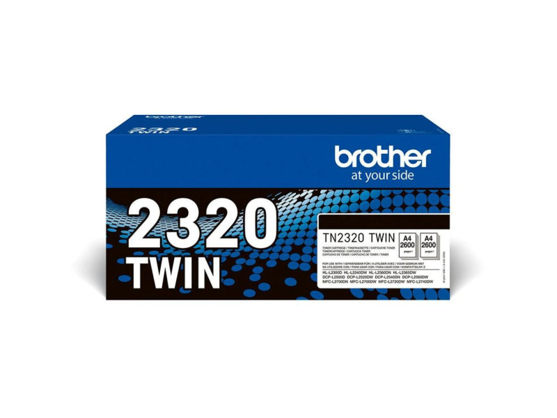 Toner Laser BROTHER TN2320 Noir (*2) TN2320TWIN