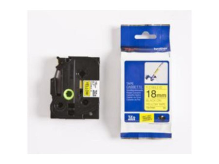Ruban encreur PTOUCH BROTHER (Noir + Jaune) TZEFX641
