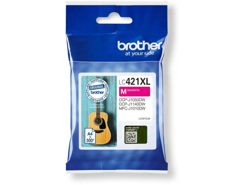 Cartouche Jet d'encre BROTHER Magenta LC421XLM