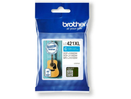 Cartouche Jet d'encre BROTHER Cyan LC421XLC