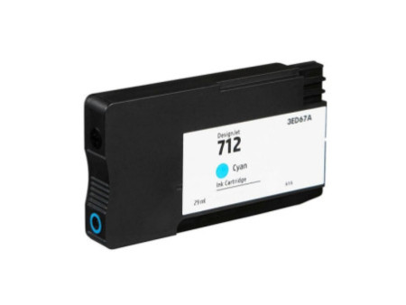Cartouche compatible HP 712 3ED67A - Cyan - 29ml