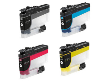 Multipack 4 cartouches compatibles BROTHER LC424 BK/C/M/Y