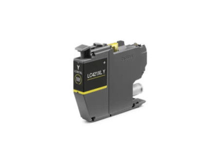 Cartouche compatible BROTHER Jaune LC421XLY