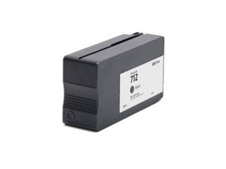 Cartouche compatible HP 712 3ED70A - Noir - 38ml