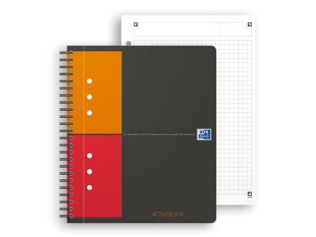 Oxford International Cahier 'ACTIVEBOOK', A5+, quadrillé