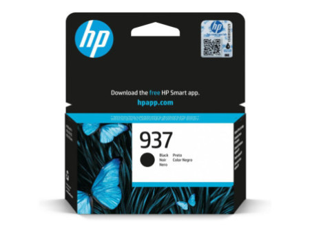 Cartouche Jet d'encre Noir HP N°937 4S6W5NE-SE1