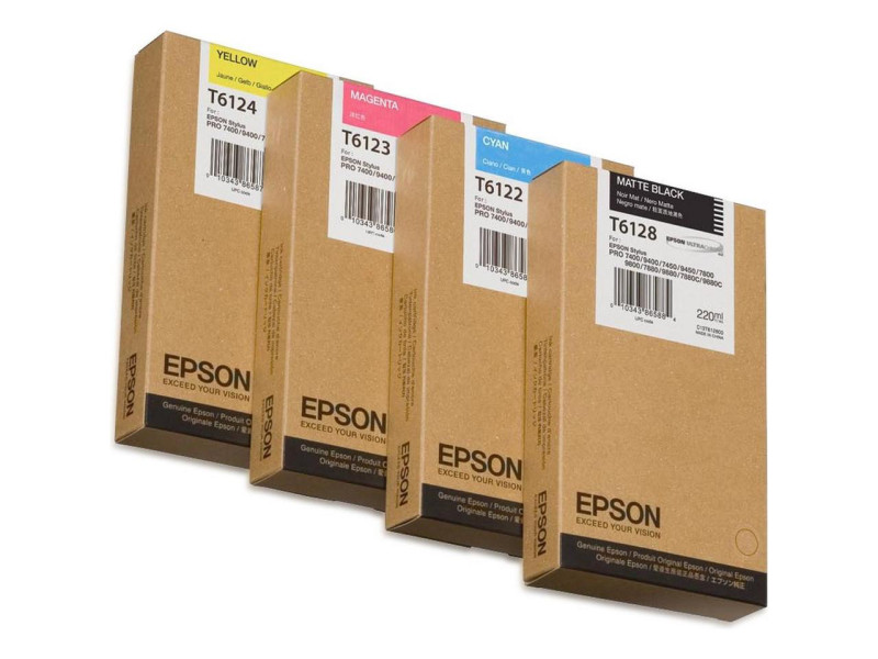 Bouteille d'encre Noir Mat EPSON N°T6128 C13T61280N