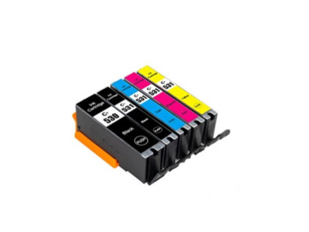 Multipack 5 cartouches compatibles Canon CLI-531 PGI-530