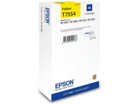 Cartouche Jet d'encre Jaune EPSON N°T75544 C13T75544N