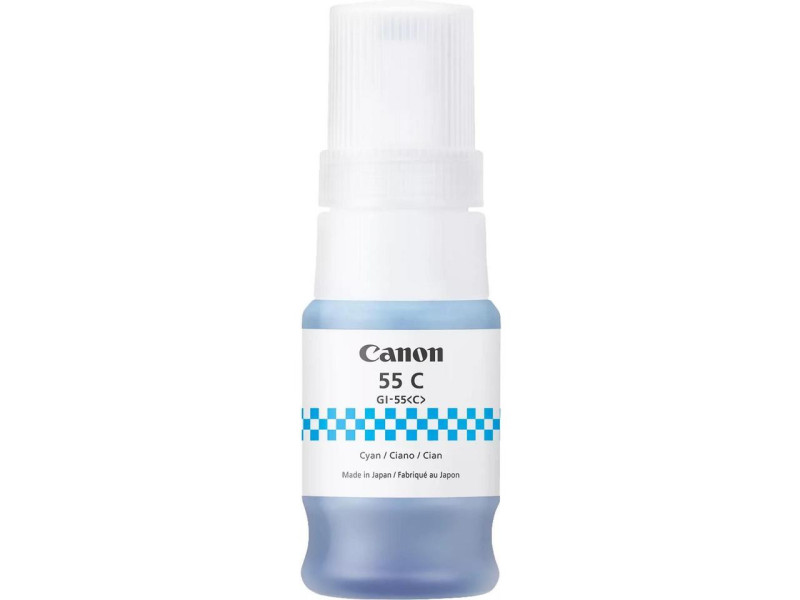 Bouteille d'encre Cyan CANON N° 55 6289C001