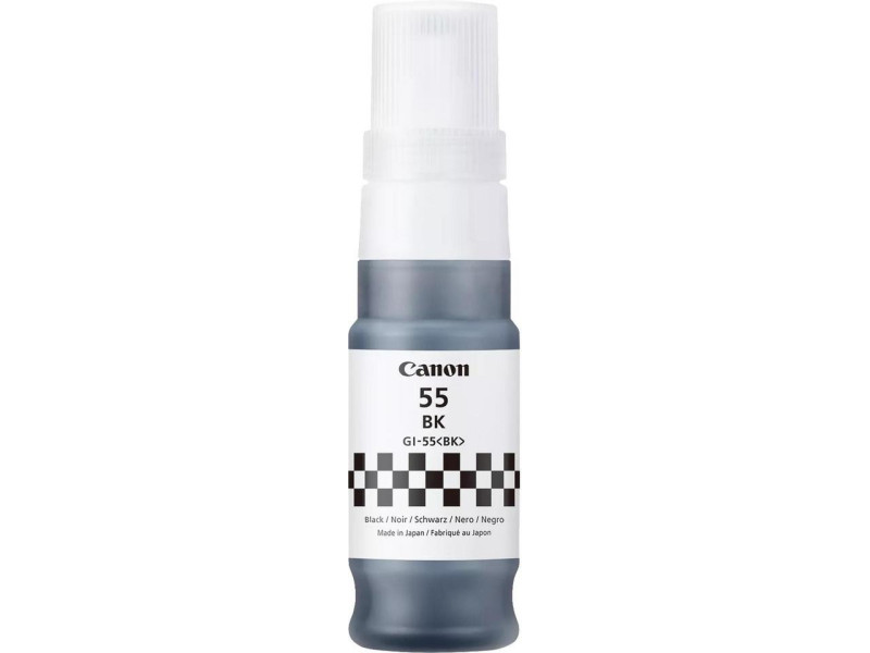 Bouteille d'encre Noir CANON N° 55 6292C001