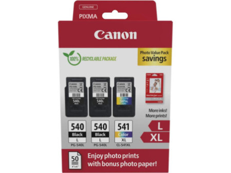 Multipack CANON 2xPG-540L + 1x CL-541XL - 5224B015