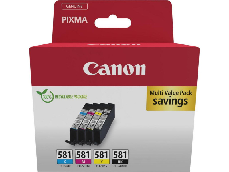 Multipack CANON CLI-581 BK/C/M/Y - 2103C006