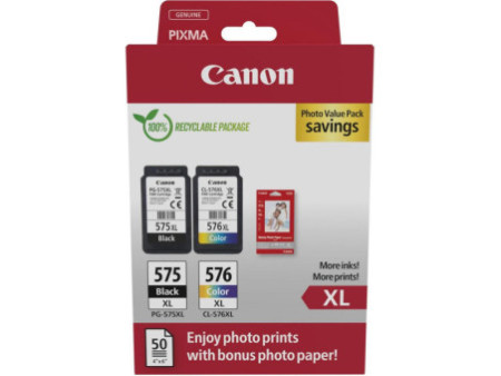 Multipack CANON PG-575XL + CL-576XL - 5437C006