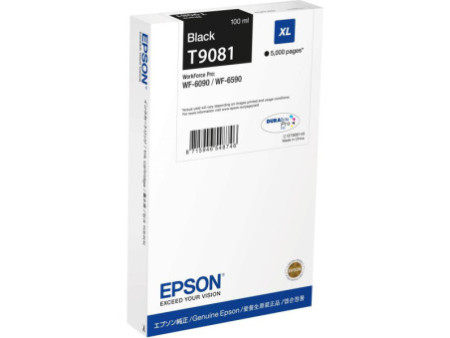Bouteille d'encre Noir EPSON N°T9081 C13T90814N