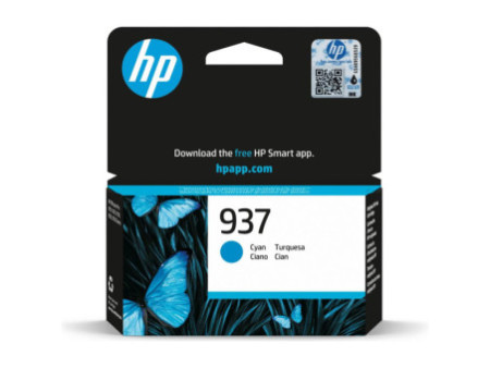 Cartouche HP N°937 Cyan - 4S6W2NE