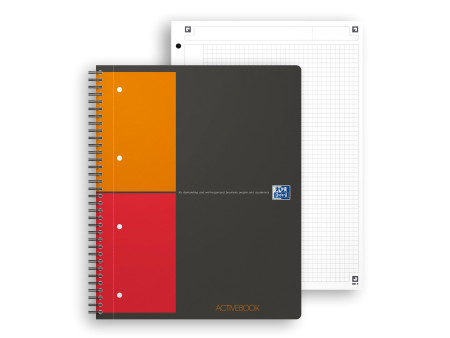 Oxford International Cahier 'ACTIVEBOOK', A4+, quadrillé