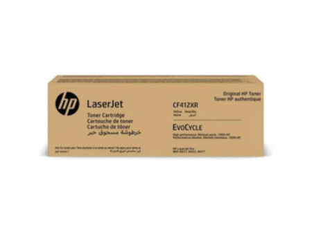 Toner Laser Jaune HP N°410XR CF412XR