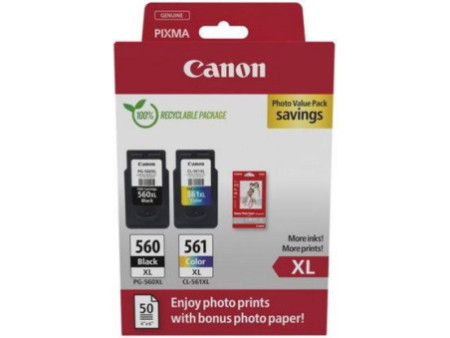 Multipack CANON PG-560XL + CL-561XL - 3712C013