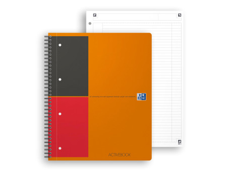 Oxford International Cahier 'ACTIVEBOOK', A4+, ligné
