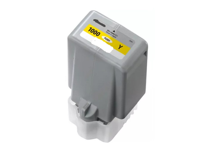 Cartouche compatible Canon PFI1000MY 0549C001 - jaune - 80 ml