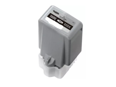 Cartouche compatible Canon PFI1000MBK 0545C001 - noir mat - 80 ml