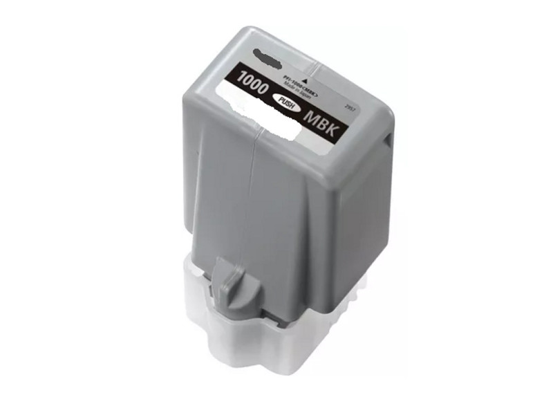 Cartouche compatible Canon PFI1000MBK 0545C001 - noir mat - 80 ml