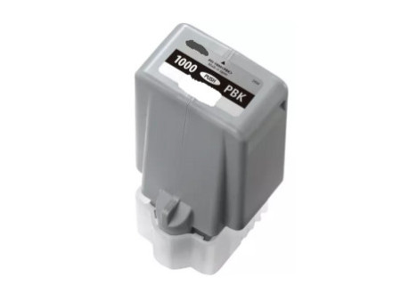 Cartouche compatible Canon PFI1000PBK 0546C001 - noir photo - 80 ml