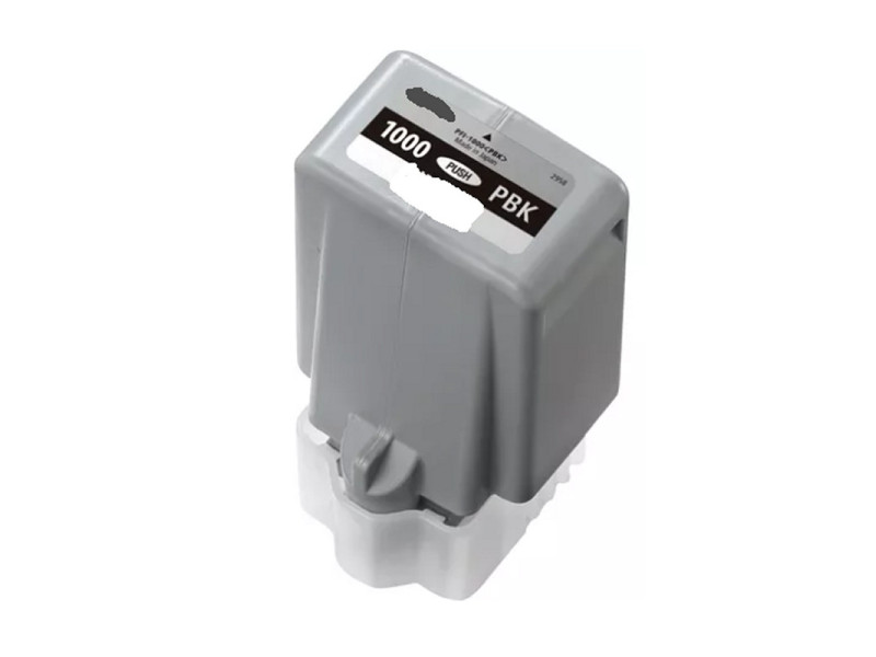 Cartouche compatible Canon PFI1000PBK 0546C001 - noir photo - 80 ml