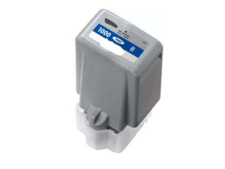 Cartouche compatible Canon PFI1000B 0555C001- bleu - 80 ml