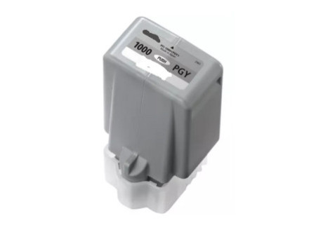 Cartouche compatible Canon PFI1000PGY 0553C001 - photo gris - 80 ml