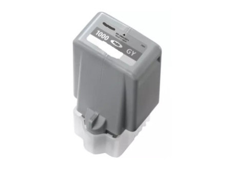 Cartouche compatible Canon PFI1000GY 0552C001 - gris - 80 ml
