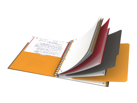 Oxford International Cahier 'FILINGBOOK', A4+, quadrillé