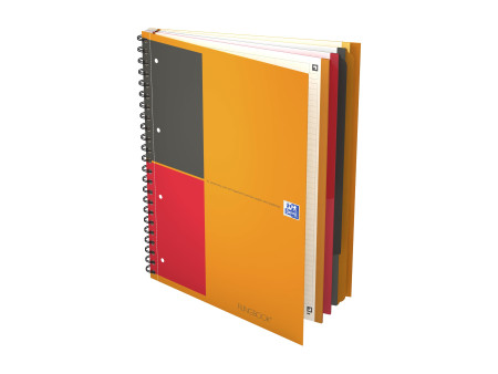 Oxford International Cahier 'FILINGBOOK', A4+, ligné