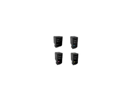 Toner compatible Lexmark LEXC4140BK 24B6720 - Noir - 20.000 pages