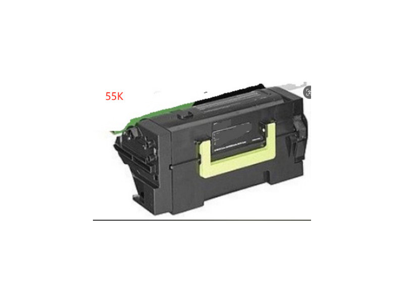 Compatible Toner Monochrome LEX58D2U0E Black pour Lexmark