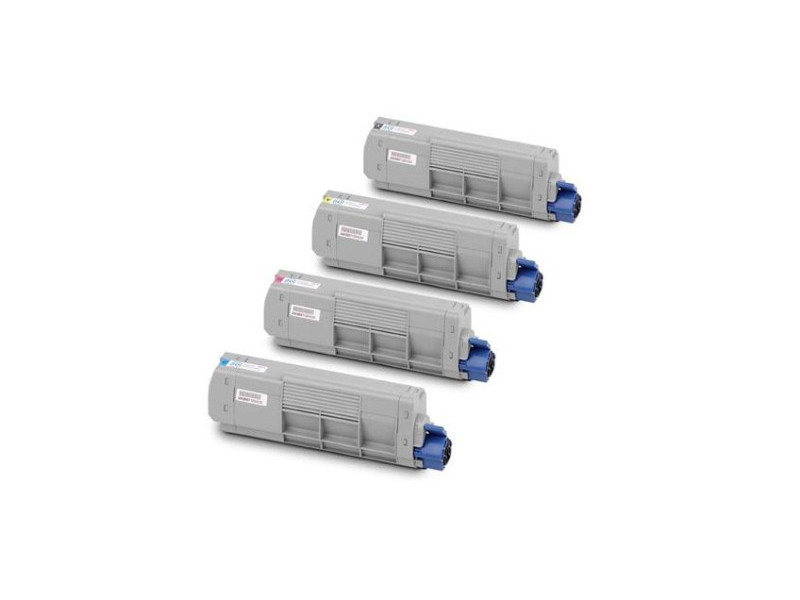 Compatible Toner Color Set OKIES6412C CYAN pour OKI - 46507515