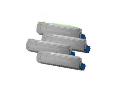 Compatible Toner Color Set OKIES8431Y Yellow pour OKI