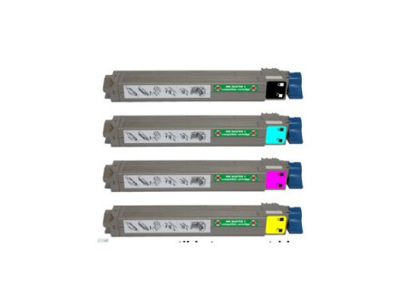 Compatible Toner Color Set OKIC9655Y Yellow pour OKI - 43837129