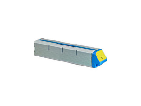 Toner compatible Oki 45536437 - Jaune - 24.000 pages