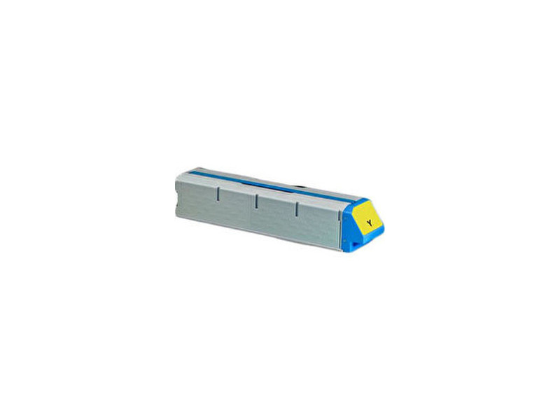 Toner compatible Oki 45536437 - Jaune - 24.000 pages