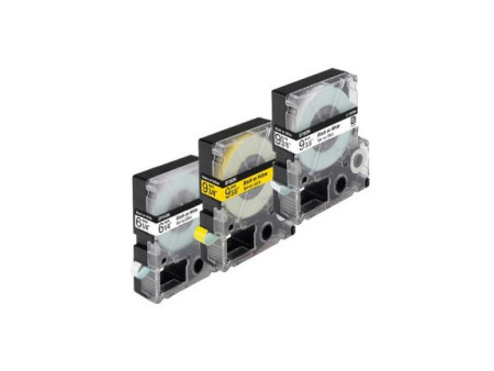 Ruban compatible Dymo NCLC4WBN9 C53S625416 - Blanc - 12mm x 8m