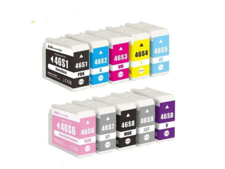 Cartouche compatible Epson C13T46S800 - Noir mat - 25ml