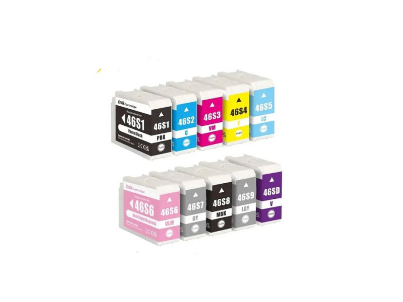 Cartouche compatible Epson C13T46S900 - Gris clair - 25ml